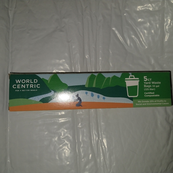 Bundle of 4 World Centric - Bags Compostable 33 Gal - 5 Ct - Picture 4 of 9